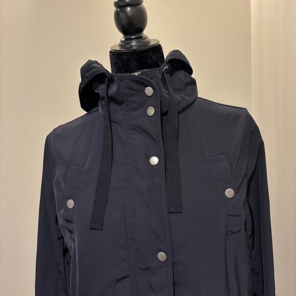 Navy Blue Raincoat | Size Medium - Picture 3 of 10